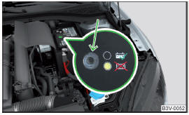 Fahrzeugbatterie: Säurestandsanzeige
