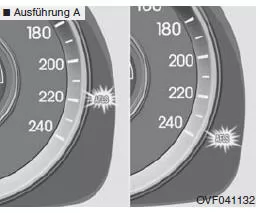 AFLS (Adaptive Front Lighting System, Adaptivscheinwerfer) (ausstattungsabhängig)