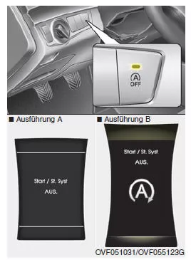 Deaktivierung der Start-/Stopp- Automatik