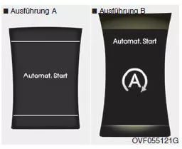 Außerdem springt der Motor automatisch und ohne Zutun des Fahrers an, wenn eine der folgenden Bedingungen gegeben ist: