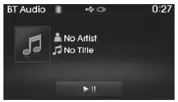 Abspielen / Wiedergabe anhalten (Pause) im Bluetooth Wireless Technology Audio-Modus
