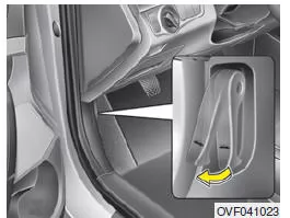 Motorhaube öffnen