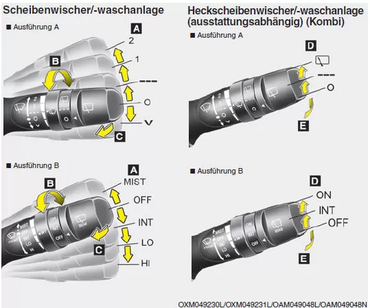 Scheibenwisch- und Waschanlage 