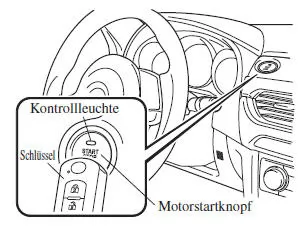 Anlassen des Motors bei entladener Schlüsselbatterie