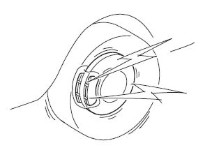 Bremsbelagverschleißsignal