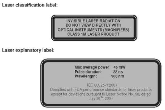Lasersensor (vorne)