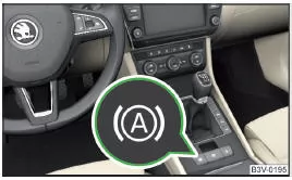 Taste der Auto Hold Funktion