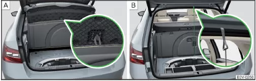  Bodenbelag befestigen: Variante 1 / Variante 2