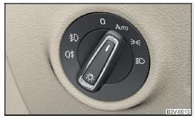Lichtschalter: Stellung AUTO