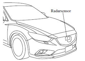 Radarsensor (vorne)