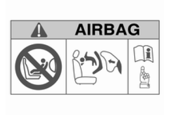 Kindersicherheitssysteme auf Beifahrersitzen mit Airbag- Systeme