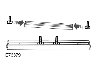 Anbringung der Lasthalterung