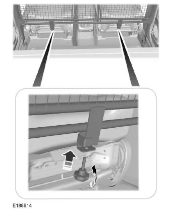 Einbau hinter den Vordersitzen