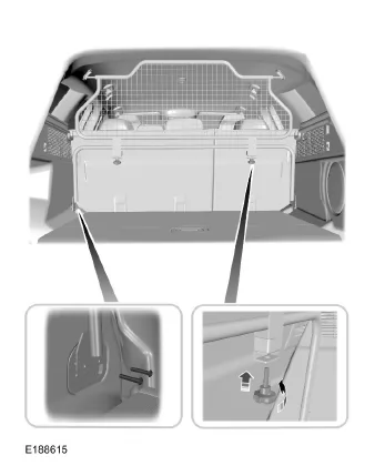 Einbau hinter den Rücksitzen