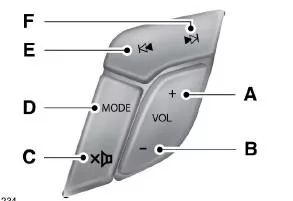 Bedienung des Audiosystems
