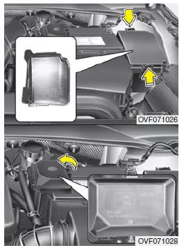 Hauptsicherungskasten im Motorraum