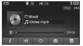 MP3-Dateien abspielen / Wiedergabe unterbrechen (Pause)