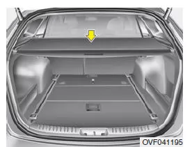 Laderaumabdeckung (Kombi) (ausstattungsabhängig)