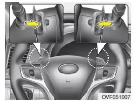 Schaltwippe (ausstattungsabhängig)