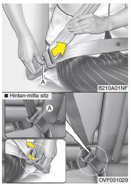Sicherheitsgurt ablegen