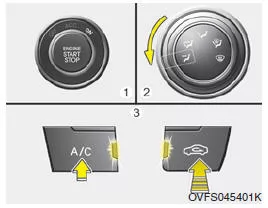 Manuelle Klimaregelung