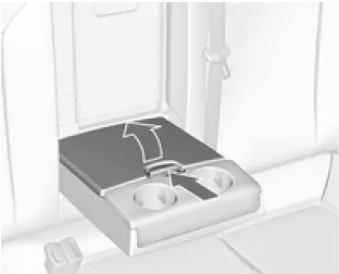 Ablagefach in der hinteren Armlehne