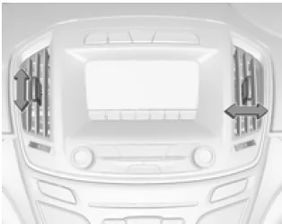 Vordere Belüftungsdüsen