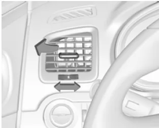 Vordere Belüftungsdüsen