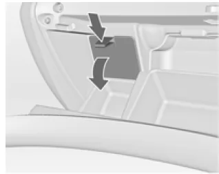 Sicherungskasten in der Instrumententafel