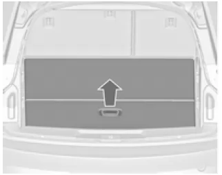 Sicherheitsnetze und Laderaumabdeckung verstauen