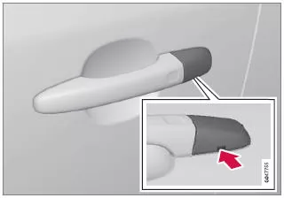 Keyless drive - Entriegelung mit dem Schlüsselblatt