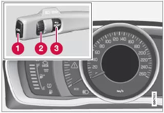 Menübenutzung - Kombinationsinstrument